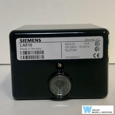 A Siemens LAE10 flame signal amplifier.