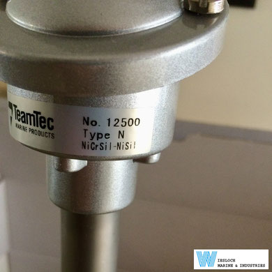 A TeamTec Type N NiCrSil-NiSil temperature sensor.