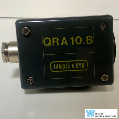 The Landis & Gyr QRA10.B flame detector.