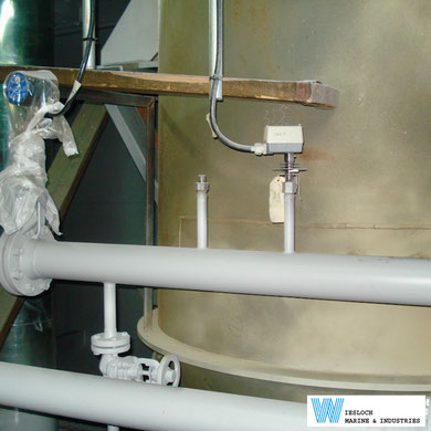 An ATH thermostat installed in an industrial boiler.