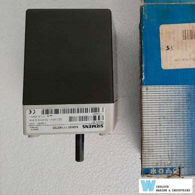 The Siemens SQN30.111A2700 servomotor.
