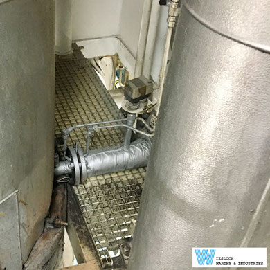 An ATH thermostat on a ship.