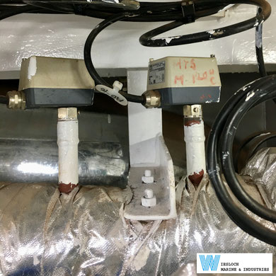 Two ATH thermostats on a ship.