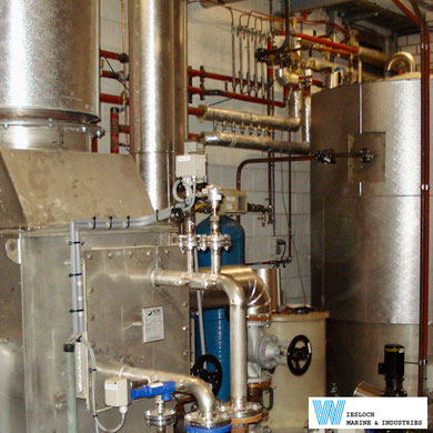 A factory setup with a PT100 temperature sensor and a ATH thermostat installed.