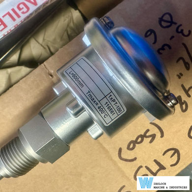 A PT100 temperature sensor for a EMS system of a ship.