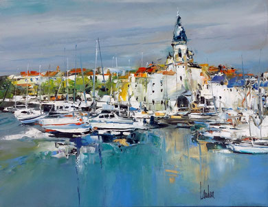 "Le vieux bassin - La Rochelle" - 50x65