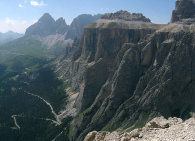 Sella, Piz Ciavazes Südwand.