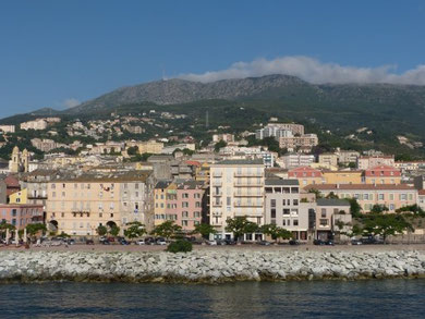 Départ - Vue sur Bastia