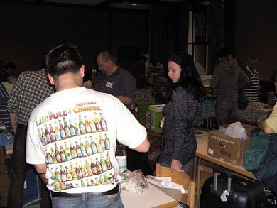 9. Trade-meeting of german Kronkorkenforum. These nice T-Shirt was not for trade;-)