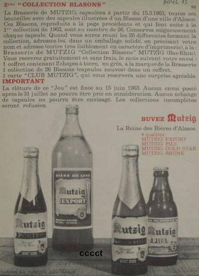 Rückseite der Werbung --- Backside of advertising.:
