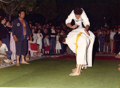 Il giovane Maestro Angioletti Arcangelo durante un salto
