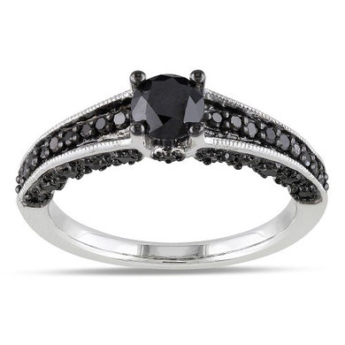 Black diamonds ring