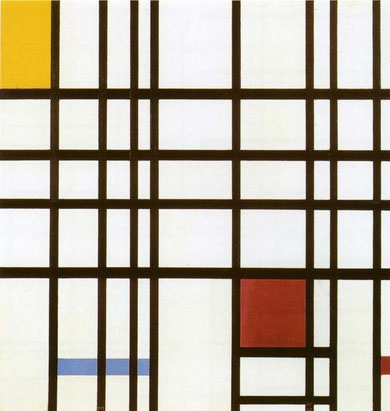 Piet Mondrian - Composition with Red, Yellow and Blue, Oil on canvas