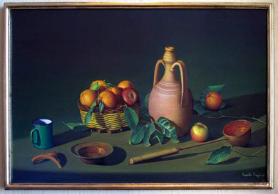 Arance ed Anfora, 2003. Olio su tela
