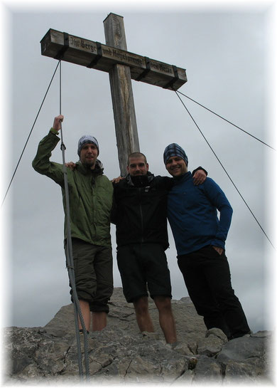 Hohes Licht (2651m), am Heilbronner Höhenweg, Allgäuer Alpen, September 2011