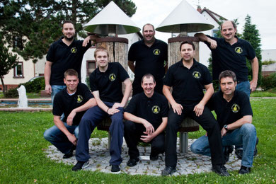 Bild mit unseren Jubi-Polos - Foto: Dennis Möbus