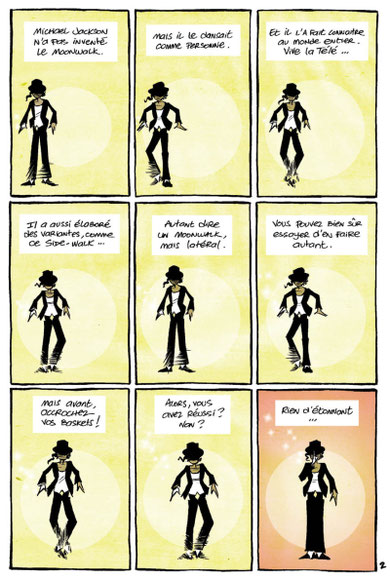 Domas, page 2 de l'histoire "L'homme qui glisse sur les nuages"