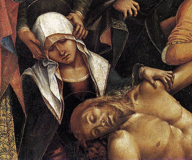 Lamentación sobre Cristo muerto. Lucca Signorelle.1502