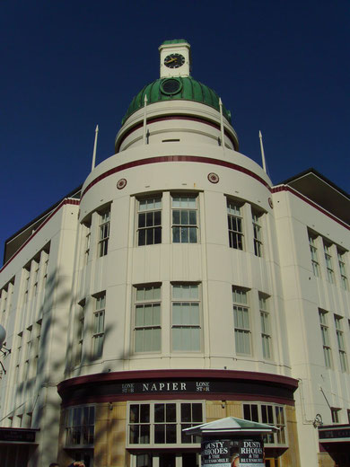 In Napier gibt es viele Häuser im Art Deco Stil 