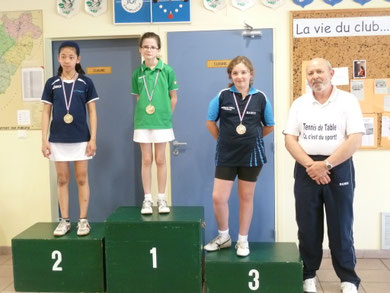 amandine  1ére au critérium  féréral 2010/2011