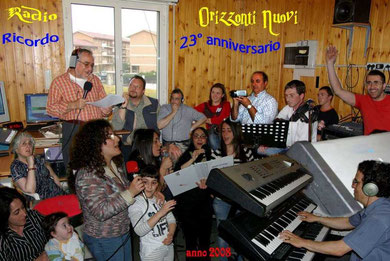 Radio Orizzonti Nuovi, foto di gruppo 2008. 