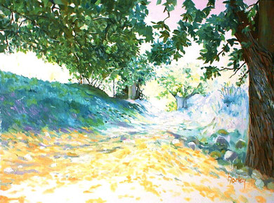 The Chestnut Path  61 x 46 cm SOLD/VENDU