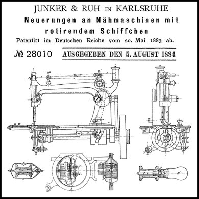 Junker & Ruh Two-Reel machine