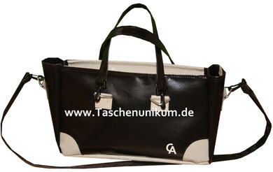 Handtasche aus LKW Plane