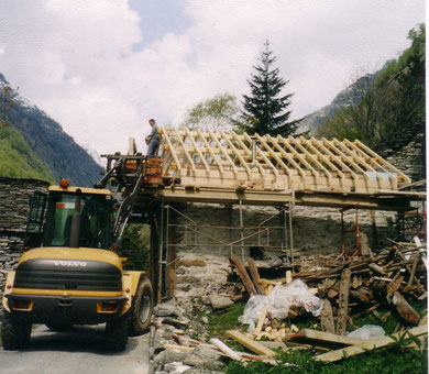 2004 - La struttura del nuovo tetto