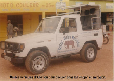 Les Véhicules d'Adamou en 2012.