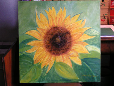 Sonnenblume (70x70 cm)