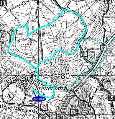 Route Wilder Stein