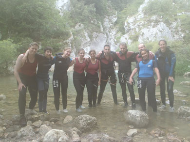 Dernière sortie des eaux pour le groupe.