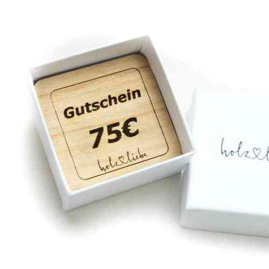 Geschenkgutschein aus Holz, Holzschmuck, Holzringe Verlobungsring, Hochzeitsring, Trauring, Ringbox aus Karton
