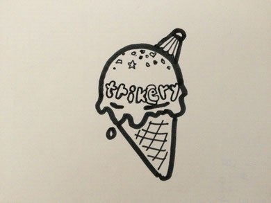 １.溶けたアイスクリーム