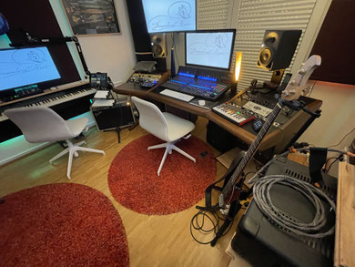 Studio, Tronstudio, Komposition, Audio, Editing, Aufnahmen, Sprache, Instrumental, Arrangement, Werbung, Orchestration, Musikproduktion, Mikrofon, Midi, Vocals, Ensemble, Pre-Amp, Audio-Logo, Sounddesign, Foley, Recording, Fürth, Nürnberg, Erlangen