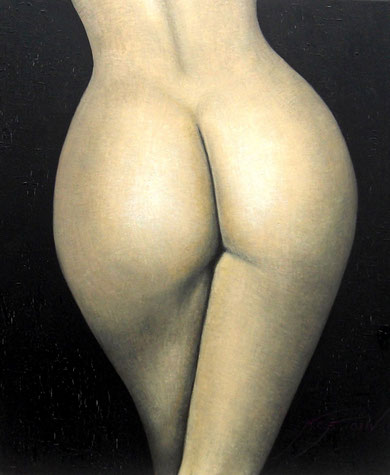 Desnudo espalda y trasero - 54 x 65 cm