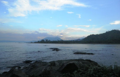 Seashore and Mountains, Dingalan, Aurora