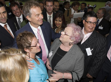 Tony with his arm round our Tracy
