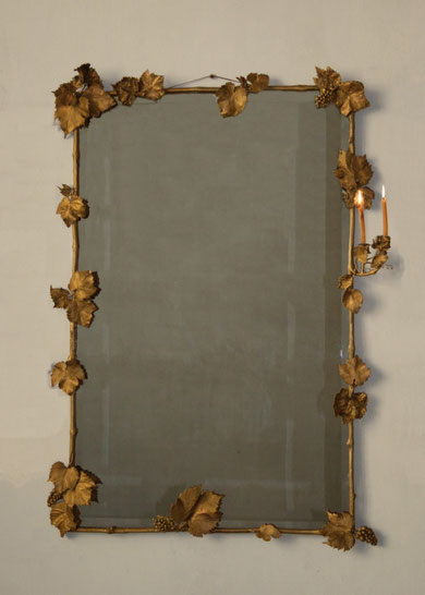 Bronze et miroir, 125 x 82 cm