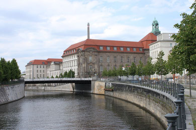 Location of the former "Invalidenhaus" near Berlin-Spandau Shipping Canal