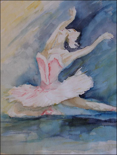 Tänzerin (in Acryl)