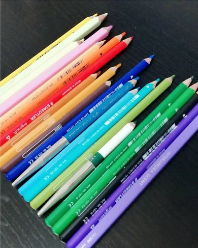 今回使用させてもらった色鉛筆の画像