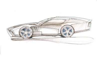 BMW M6 Sketch 03