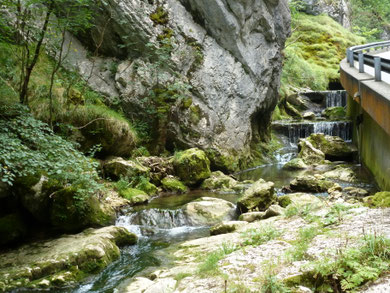 rotsen, wandelen, pootje baden, natuur