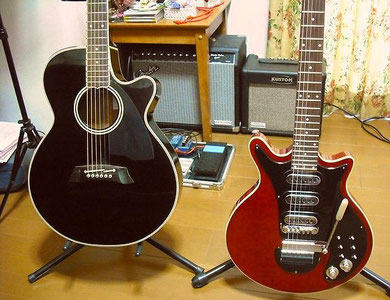 ブライアン・メイ　レッドスペシャル　レプリカ・コピーモデル　Brian May, RedSpecial,自作・改造・製作,トレブルブースター,VOX,AC-30,AC30