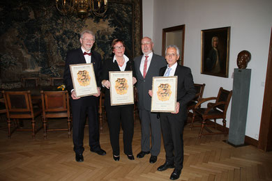 Bernd Steingräber, Waltraud Aßelmann, Hermann Weßlau (Vorsitzender VDUBV), Ingo Wald (Foto: H. Pischke)