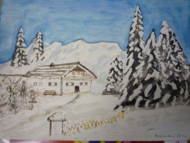 Winterlandschaft nachVorlage Nov.2011