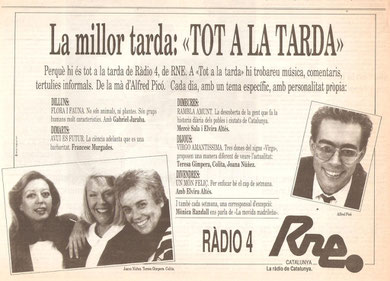 Presentador del programa "Tot a la tarda", de Ràdio 4"