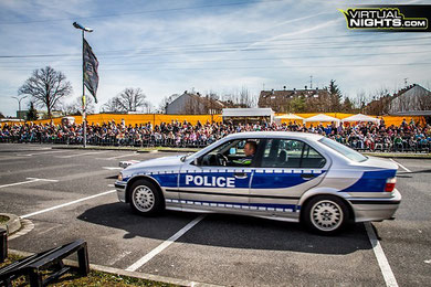 Polizei on Tour der stunt Drivers